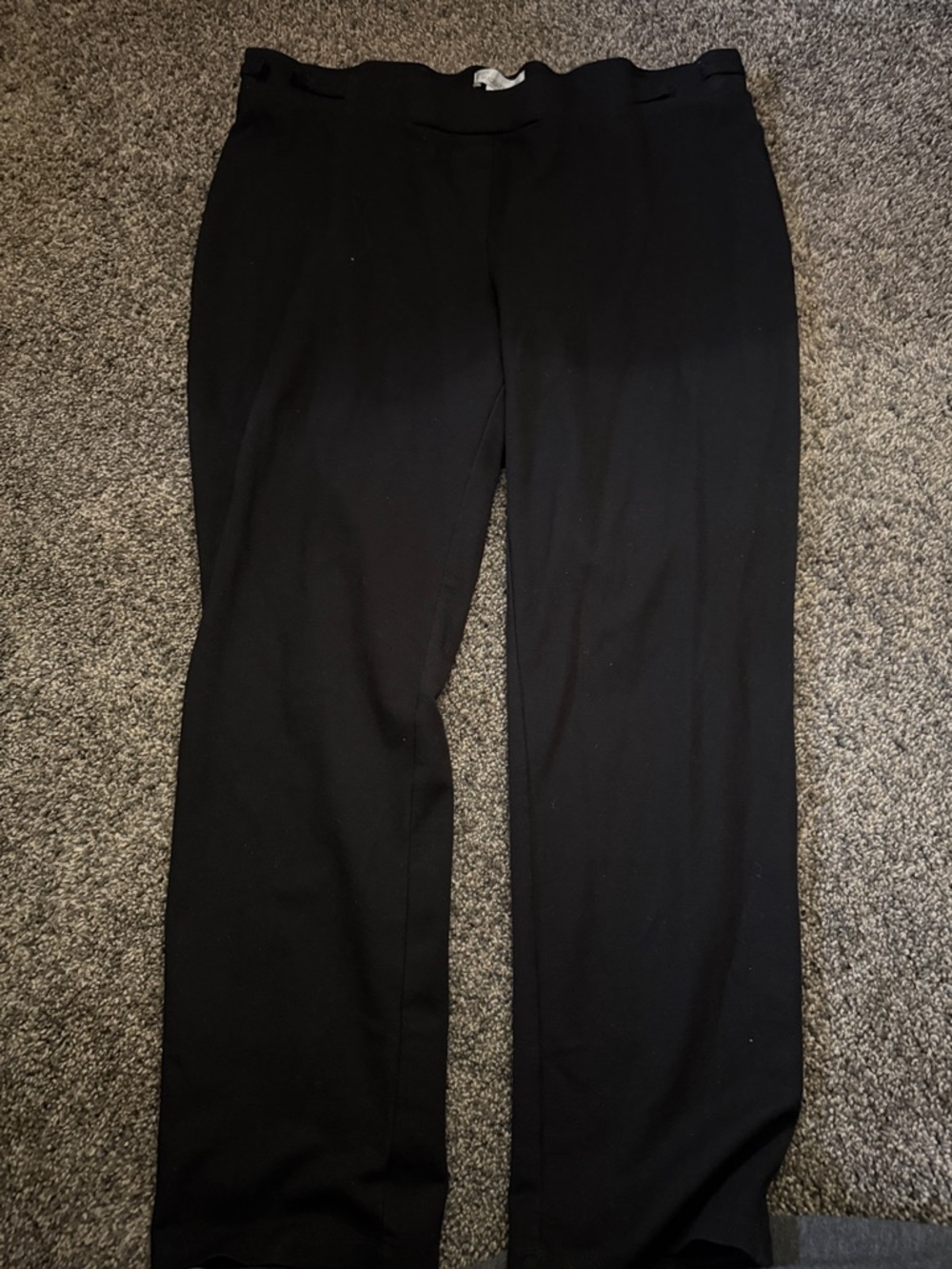 89th & Madison Black Straight-Leg Women's Pants